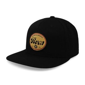 RVCA unisex Black Cap with Logo Patch